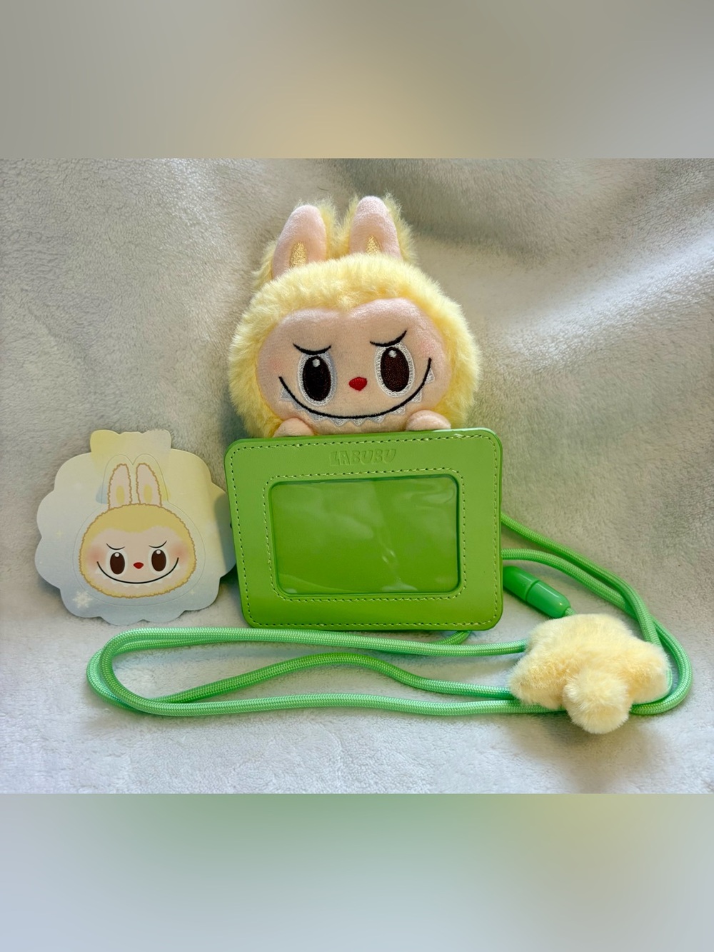 Pop Land The Monsters Lanyard ID Card Twinkly Fairy Tale Sunny Yellow